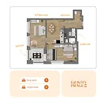 Bright 2br - 7th Floor, Balcony, Free Parking By Gravity Prága